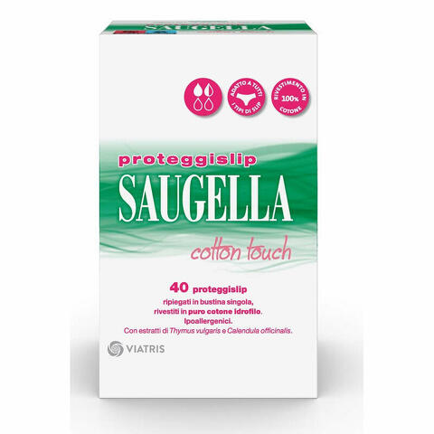 Saugella assorbenti cotton touch proteggislip 40 pezzi