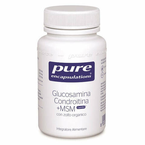 Pure encapsulations glucosamina condroitina + msm 30 capsule