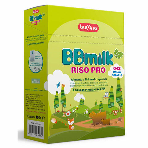 Bbmilk riso pro 0-12 400 g