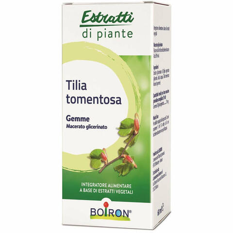 Tilia tomentosa estratti di piante boiron macerato glicerico 60ml