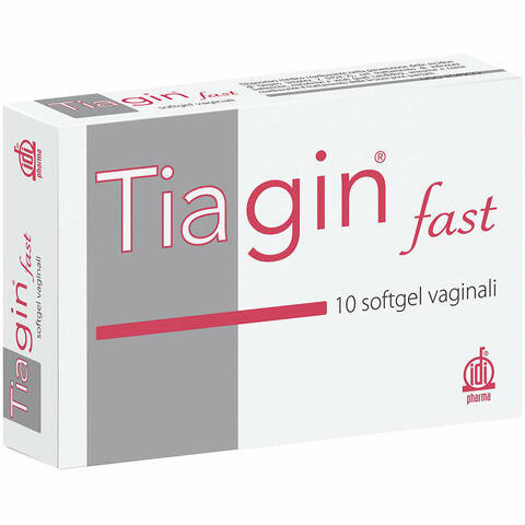 Tiagin fast 10 capsule vaginali softgel