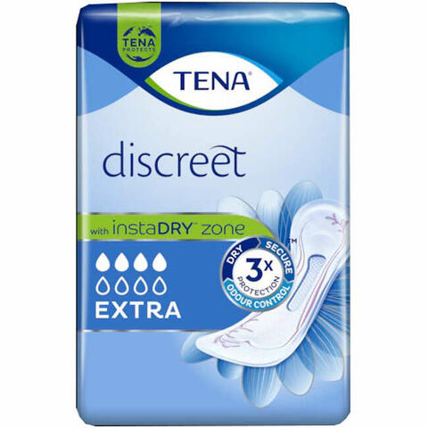 Assorbente incontinenza leggera tena discreet extra 10 pezzi