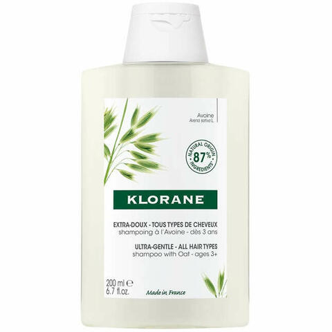 Klorane shampoo al latte di avena 200ml