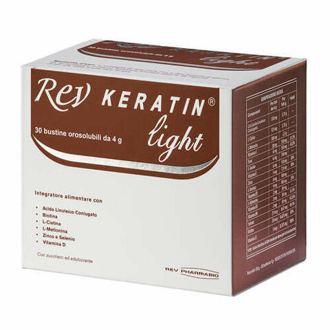 Rev keratin light 30 buste 120 g