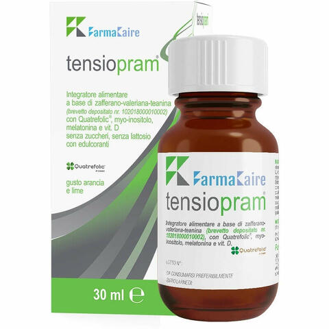 Tensiopram gocce 30ml gusto arancia e lime