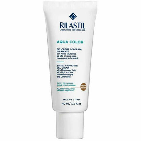 Rilastil aqua colorata gel crema medium