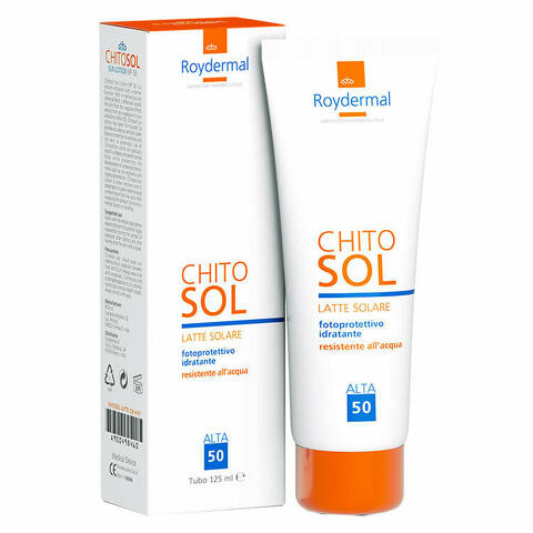 Chitosol latte solare fp 50 tubo 125ml