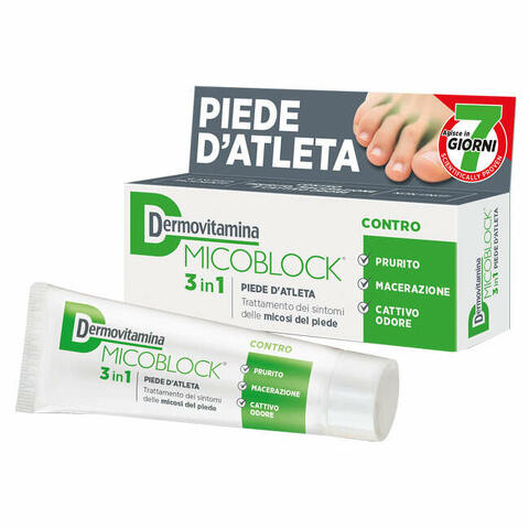 Dermovitamina micoblock 3 in 1 piede d'atleta 30ml