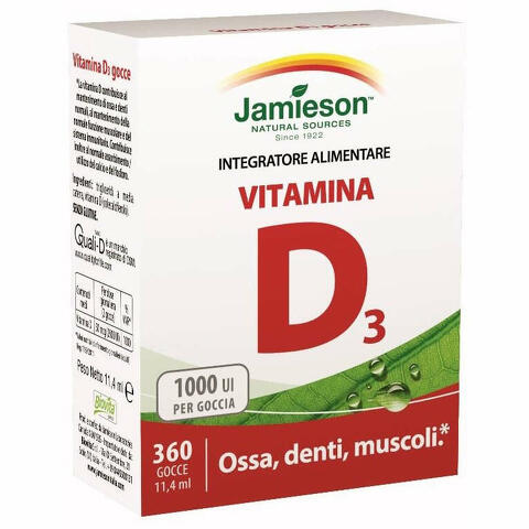 Jamieson vitamina d gocce 11,4ml