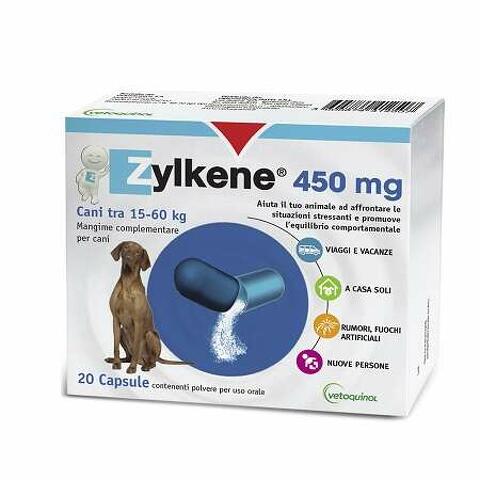 Zylkene cani grossa taglia 15-60kg 20 capsule da 450mg