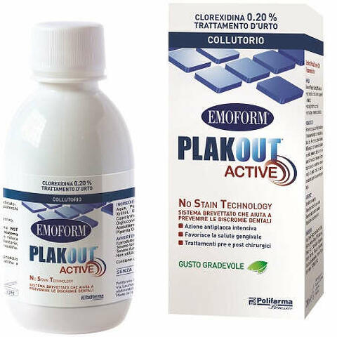 Emoform plak out active clorexidina 0,20% collutorio 200ml