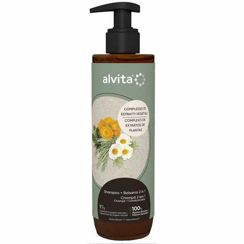 Alvita shampoo + balsamo 2 in 1 400ml