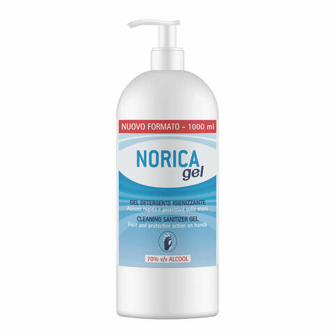 Norica gel detergente igienizzante 70% alcool 1000ml