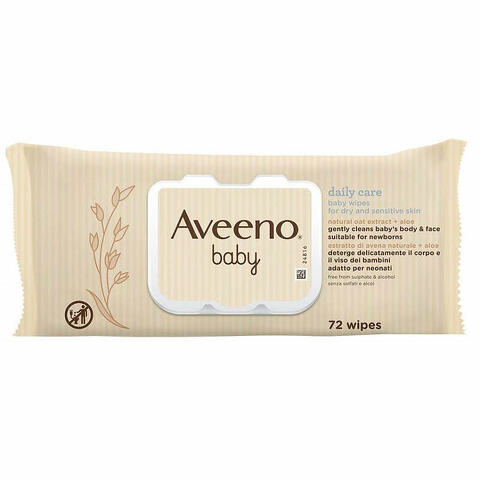 Aveeno baby salviettine 72 pezzi