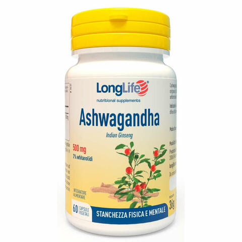 Longlife ashwagandha 60 capsule 500mg