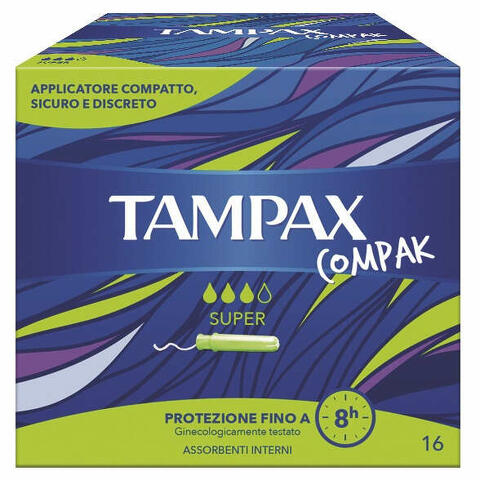 Tampax compak super 16 pezzi