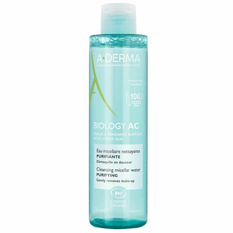 Aderma biology ac acqua micellare detergente purificante 200ml