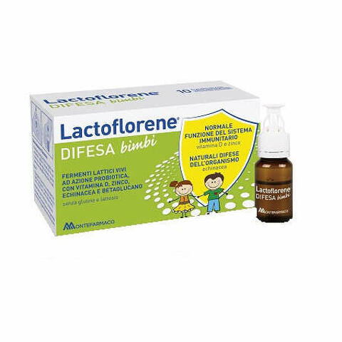 Lactoflorene difesa bambini 10 flaconi 100ml