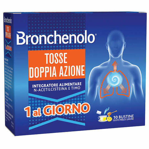 Bronchenolo tosse doppia azione 10 bustine