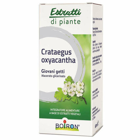 Crataegus oxy estratti di piante boiron macerato glicerico 60ml