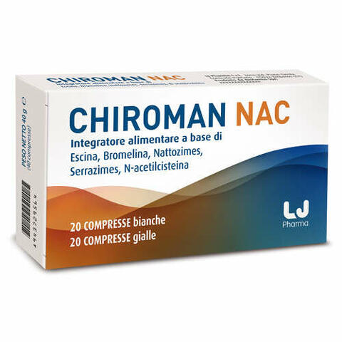 Chiroman nac 20 compresse bianche + 20 compresse gialle