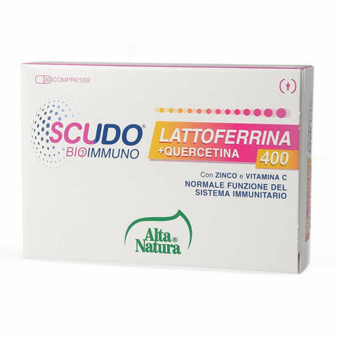 Scudo lattoferrina + quercetina 400 30 compresse