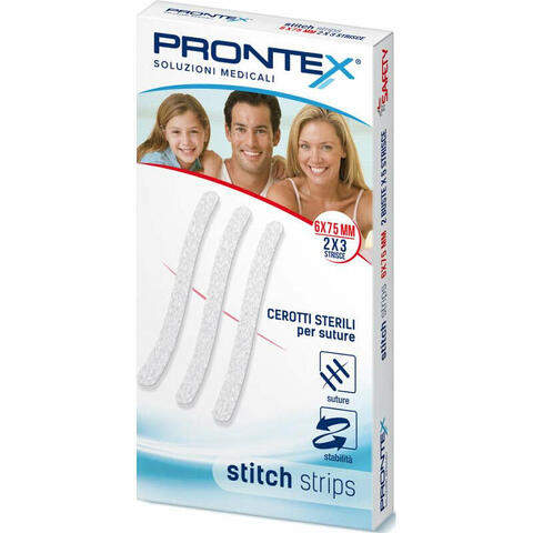 Prontex stitch strips 6x75 10 pezzi