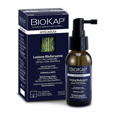 Biokap lozione rinforzante anticaduta con tricofoltil nuova formula 50ml