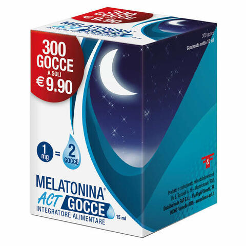 Melatonina act gocce 15ml