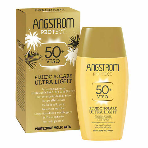 Angstrom fluido solare viso ultra light SPF 50+ 40ml