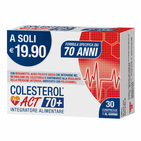 Colesterol act 70+ 30 compresse