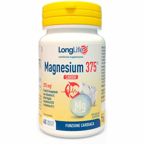 Longlife magnesium 375 cardio 60 tavolette