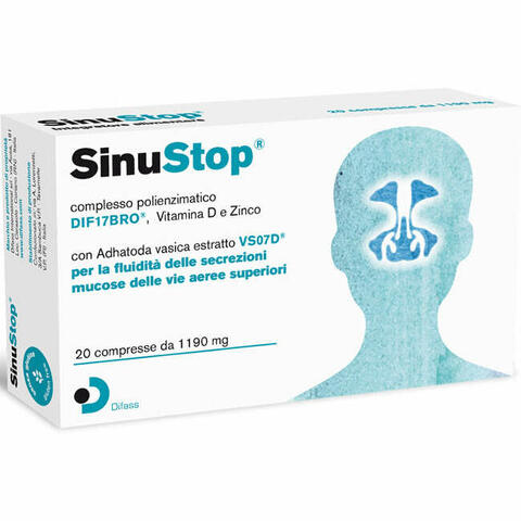 Sinustop 20 compresse da 1190mg