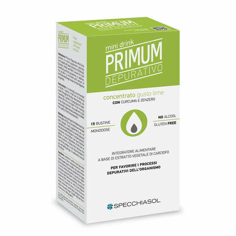 Primum depurativo minidrink lime 15 stick da 10ml