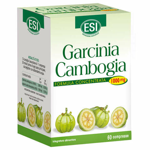 Esi garcinia cambogia 1000mg 60 compresse