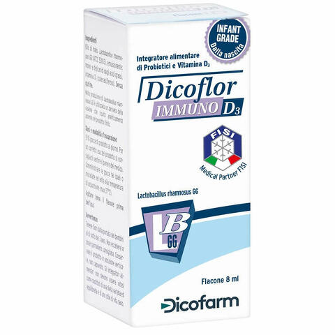 Dicoflor immuno d3 8ml flacone