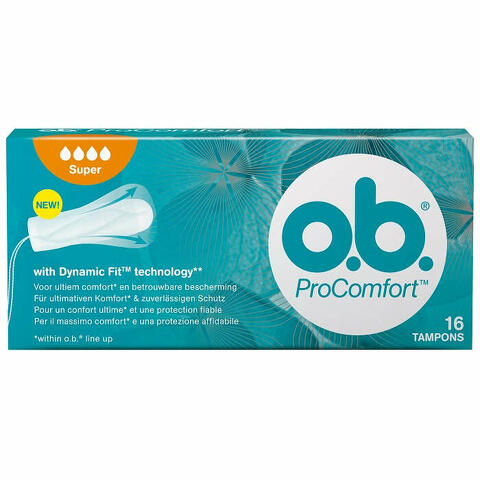 Ob super pro comfort tamponi 16 pezzi