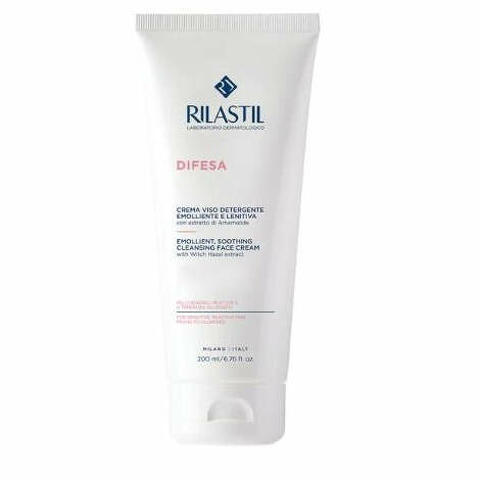 Rilastil difesa crema viso detergente emolliente e lenitiva 200ml