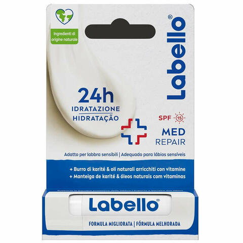 Labello med repair spf15 24h idratazione fondente sulle labbra 5,5ml