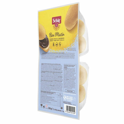 Schar bon matin panini dolci e morbidi senza lattosio 2 pezzi da 100 g