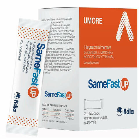 Samefast up 20 stick pack granulato orosolubile gusto ananas