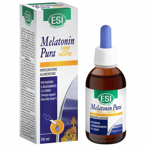 Esi melatonin pura gocce erbe notte 50ml