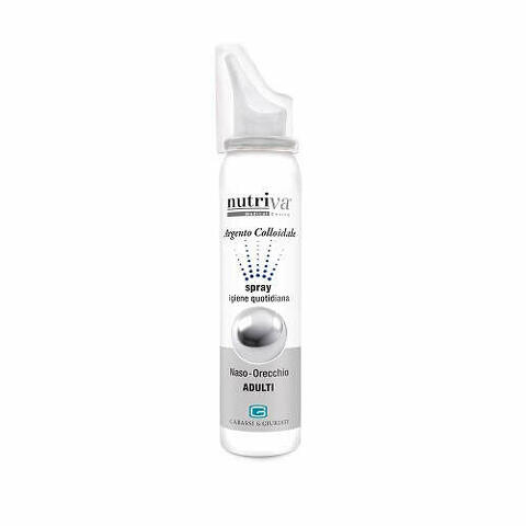 Nutriva argento colloidale naso/orecchie 100ml