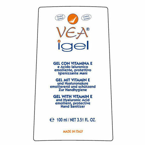 Vea igel gel mani igienizzante vitamina e acido ialuronico 100ml