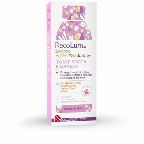 Recolum sciroppo tosse adulti-bambini 150 ml