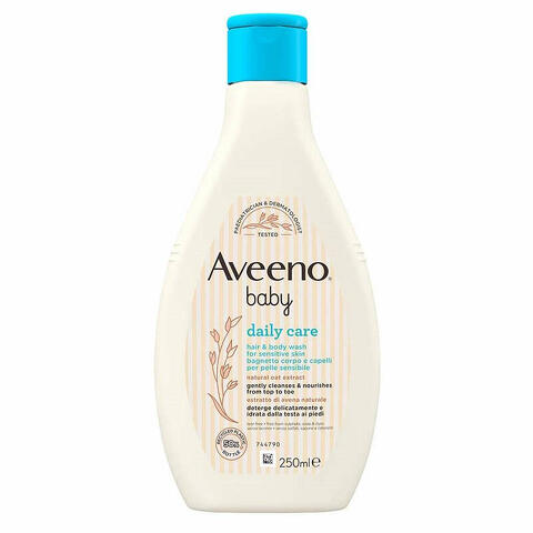 Aveeno baby bagnetto testa piedi 250 ml