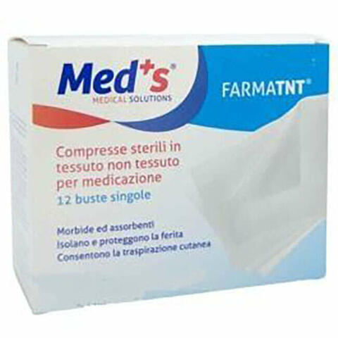 Garza compressa meds tessuto non tessuto peel open 7,5x7,5cm 12 pezzi