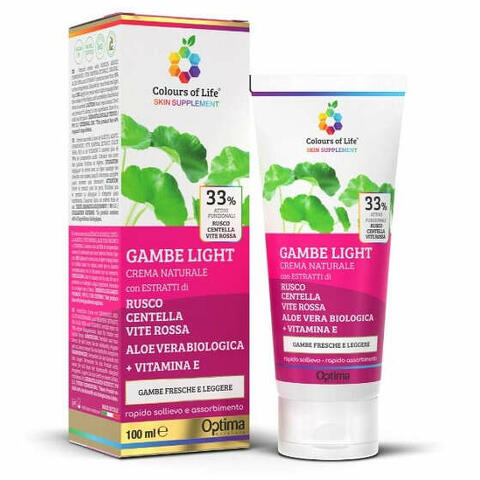 Colours of life skin supplement gambe light crema 100 ml