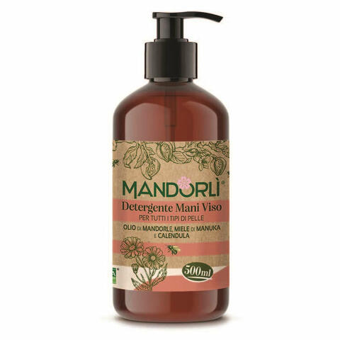 Mandorli detergente mani viso per tutti i tipi di pelle 500ml