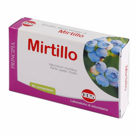 Mirtillo estratto secco 60 compresse 22,2 g